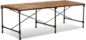 Stół z drewna odzyskanego Sinnar 3X – wielokolorowy