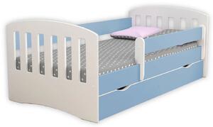Łóżko dla chłopca z szufladą Pinokio 2X 80x180 - niebieskie