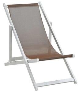Składane krzesła plażowe Strand - brąz