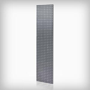Tablica perforowana do regału antracytowa: JOHNNY, 2 sztuki, 1800 x 20 x 420 mm
