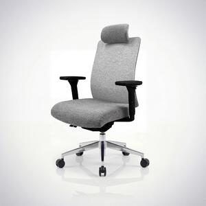 Fotel biurowy ergonomiczny szary VECTOR