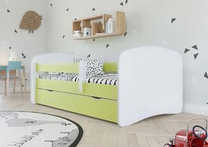 Łóżko dla dziecka z materacem Happy 2X 80x160 - zielone