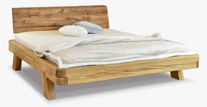 Luksusowe łóżko dębowe z belek, Mia 140 x 200 cm