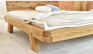 Luksusowe łóżko dębowe z belek, Mia 140 x 200 cm