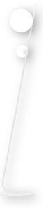 Lampa stojąca podłogowa designerska biała stick 2xG9 8W TATU Emibig