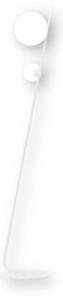 Lampa stojąca podłogowa designerska biała stick 2xG9 8W TATU Emibig