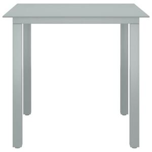 Zestaw Mebli Ogrodowych Komplet Jadalniany 5-Częściowy Aluminium Na Taras Balkon Ogród