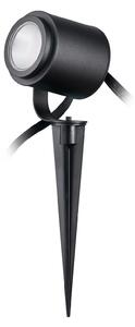 Zewnętrzna Lampa Lindby, Nymo, ściemnialny, czarny, taras, metal, nowoczesny