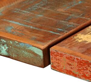 Wielokolorowy stolik z odzyskanego drewna – Chris 4X