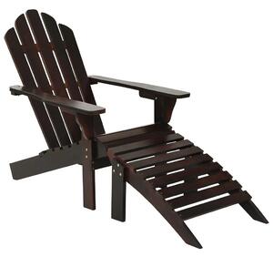 Drewniane krzesło ogrodowe Falcon - brązowe