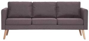 Trzyosobowa kanapa w kolorze taupe - Lavinia 3X
