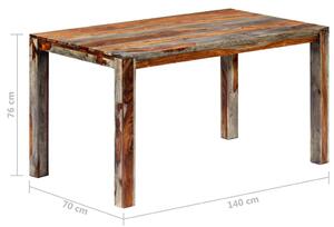 Stół z drewna sheesham Vidal 2X – szary
