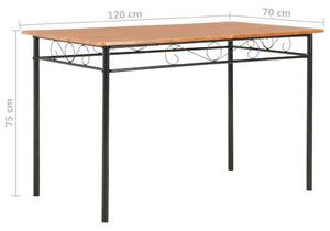 Stół do jadalni nowoczesny Barex – brązowy