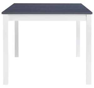 Stół minimalistyczny z sosny Elmor 3X – biało-szary