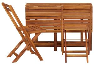 Drewniany stół i krzesła ogrodowe - Folda