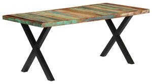 Stół z litego drewna Mirun – wielokolorowy