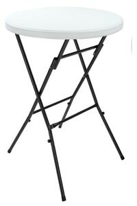 Stół imprezowy LYDA z plastiku, Ø72x110cm, biała Casaria