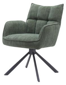 Zielone tapicerowane fotele jadalniane zestaw 2 szt. Marilla – Unique Furniture