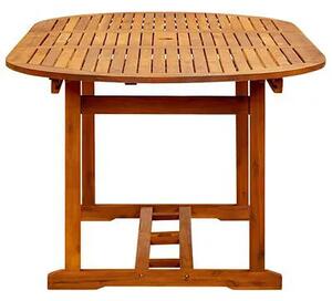 Rozkładany stół ogrodowy Rencontrer - lite drewno akacjowe