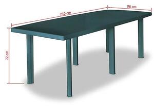 Praktyczny stół ogrodowy Imelda 3X - zielony