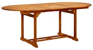 Rozkładany stół ogrodowy Rencontrer - lite drewno akacjowe