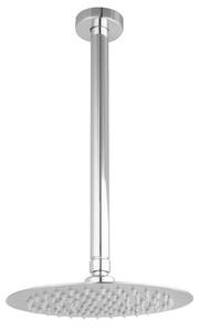 PaulGurkes Prysznic gowicowy 20 cm z ramieniem sufitowym, zestaw okrgy