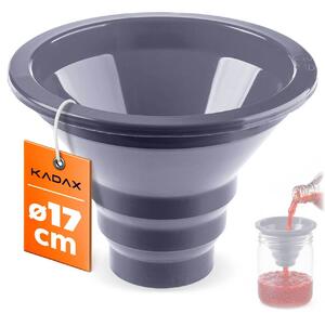 Lejek do napełniania słoików Gavoi 17 cm szary