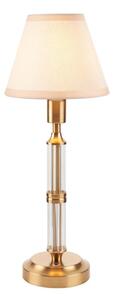 Endon Endon 114849 - LED Ściemnialna akumulatorowa lampa stołowa MORTON LED/1,5W/5V mosiądz/beżowa EN0069