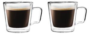Szklane kubki na espresso/z podwójną ścianką zestaw 2 szt. 80 ml Diva – Vialli Design