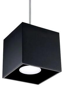 Kwadratowa lampa wisząca E816-Quas - czarny