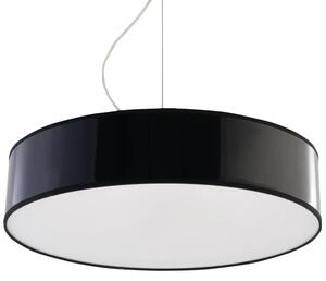 Okrągła lampa wisząca LED E818-Arens - czarny