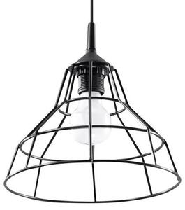 Loftowa lampa wisząca E821-Anato - czarny