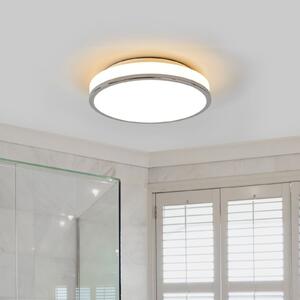 Lampa Sufitowa Lindby, Lyss, biały, łazienka, szkło, nowoczesny