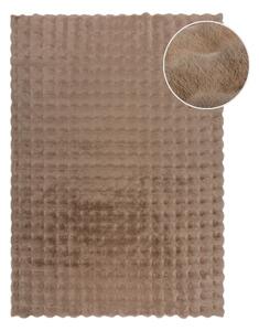 Brązowa syntetyczna skóra 160x230 cm Waffle Faux Fur – Flair Rugs