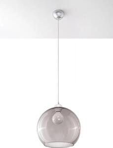 Szklana lampa wisząca LED E830-Bals - grafit