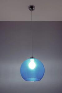 Okrągła lampa wisząca kula E830-Bals - niebieski