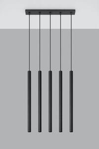 Designerska lampa wisząca E854-Pastels - czarny