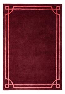 Bordowy wełniany dywan tkany ręcznie 120x170 cm Gatsby – Flair Rugs