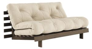 Beżowokremowa rozkładana sofa 160 cm Roots – Karup Design
