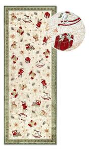 Zielony chodnik z mieszanki bawełny ze świątecznym motywem 80x200 cm Toy's Delight Green Christmas – Villeroy&Boch
