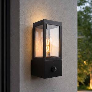 Searchlight Kinkiet zewnętrzny Dubai, czarny, tworzywo sztuczne, nowoczesny