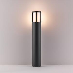 Deko-Light Słupek oświetleniowy Facado II, możliwość ściemniania, aluminiowy / szary / cynkowy, aluminium