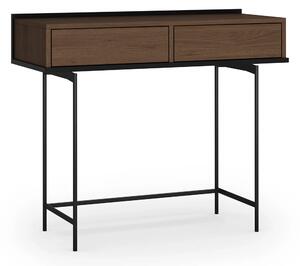 Toaletka Zenar 100 cm z szufladami - orzech elegant / czarny