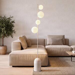 Lampa stojąca Etno LP4 EMIBIG LIGHTING, biały / opal, salon / jadalnia, szkło, nowoczesny