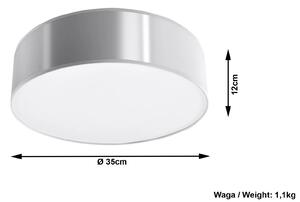 Okrągły plafon LED E778-Arens - szary