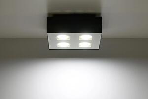 Nowoczesny plafon LED E776-Mons - czarny
