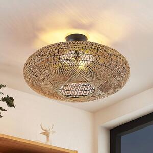 Lindby Lampa sufitowa Melvios, możliwość ściemniania, brązowy / rdzawy, salon / jadalnia, metal, skandynawski