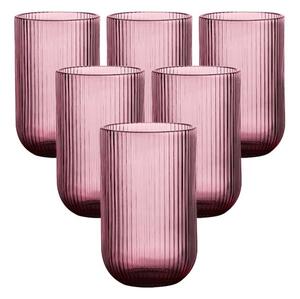 Altom Szklanka Selena Purple, 430 ml, zestaw 6 sztuk