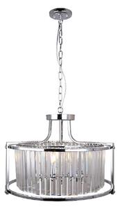 Asbury P - lampa kryształowa żyrandol Hampton chrom 58cm