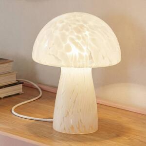 Lampa stołowa Hubi Lindby, biały / opal, salon / jadalnia, szkło, nowoczesny